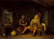Joos van Craesbeeck Smokers Spain oil painting artist